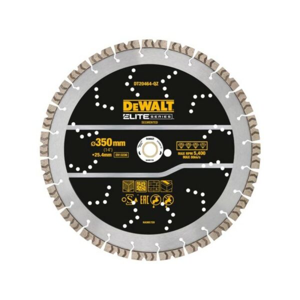 DEWALT TARCZA DIAM.SEG. 350mm ELITE ZAST. OGÓLNE