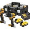 DEWALT.ZESTAW COMBO 18V WKĘTARKA UDAROWA DCD805 + ZAKRĘTARKA DCF850 2x5