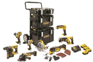 DEWALT.ZESTAW COMBO 18V (DCD996+DCF887+DCG405+DCH273+DCS355+DCS367+DCS570+DCL050) 4x5