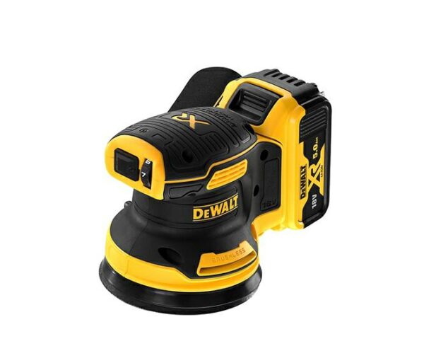 DEWALT SZLIFIERKA MIMOŚRODOWA 18V 125mm 2x5