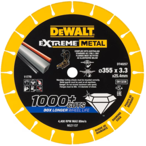 DEWALT TARCZA METAL 355x3
