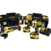 DEWALT ZESTAW COMBO 18V DCK384P2T (DCD796+DCF887+DCG405) 2x5