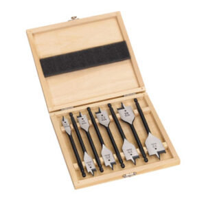 MILWAUKEE WIERTŁA ŁOPATKOWE / PIÓROWE DO DREWNA  KOMPLET 8 sztuk 12-16-18-20-22-25-28-32mm HEX 1/4"