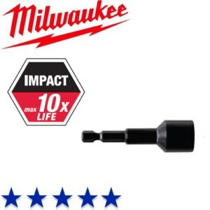 MILWAUKEE KOŃCÓWKA Z NASADKĄ MAGNETYCZNA HEX  8mm