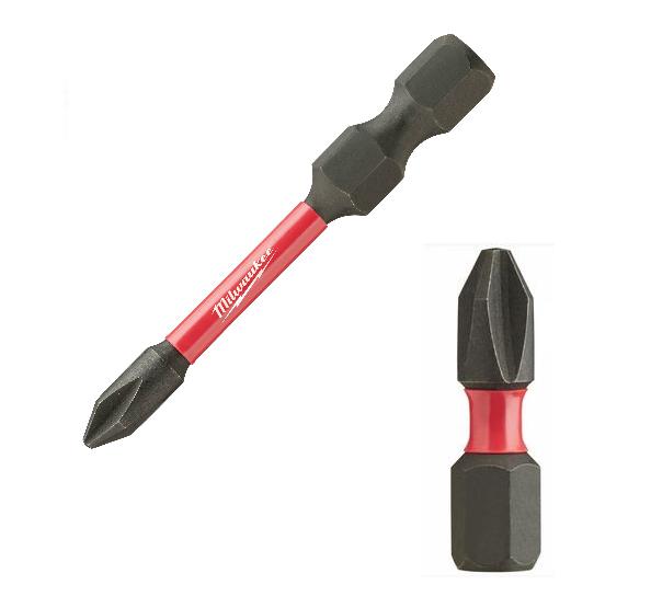 MILWAUKEE KOŃCÓWKA PH2 x 90mm/ 1szt. SHOCKWAVE MILWAUKEE KOŃCÓWKA PH2 x 90mm/ 1szt. SHOCKWAVE