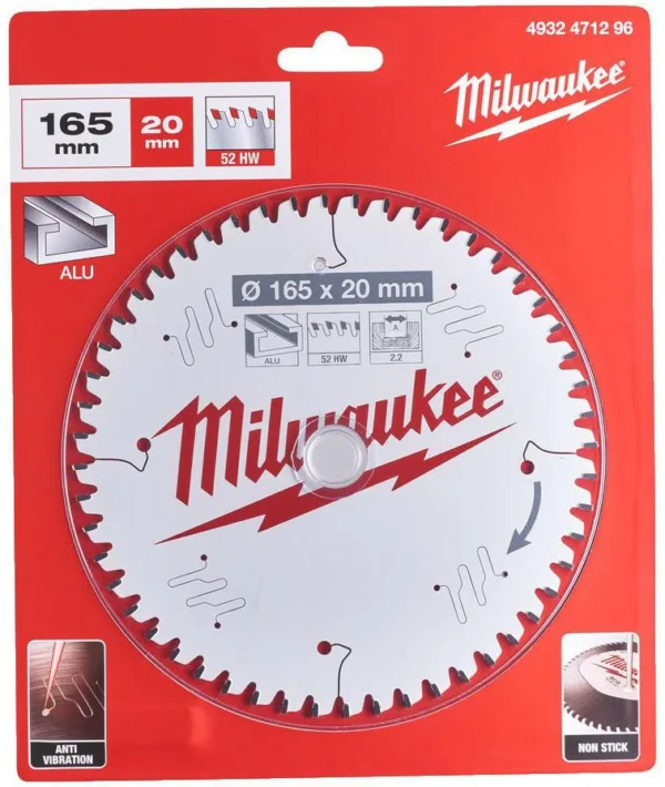 MILWAUKEE PIŁA TARCZOWA 165x20x2