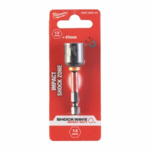 MILWAUKEE KOŃCÓWKA Z NASADKĄ MAGNETYCZNA HEX 13mm (65mm)