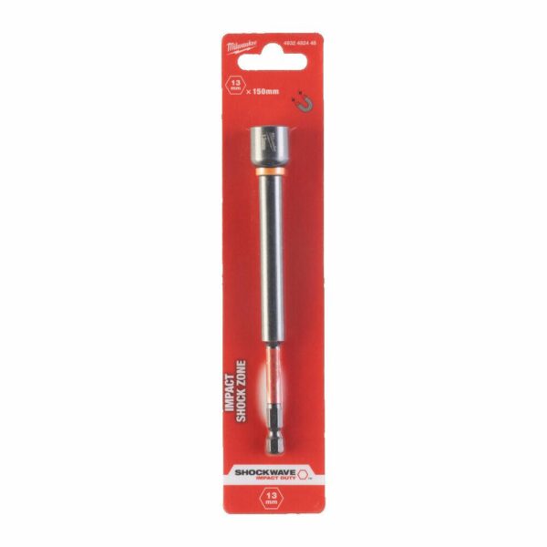 MILWAUKEE KOŃCÓWKA Z NASADKĄ MAGNETYCZNA HEX 13mm (150mm)