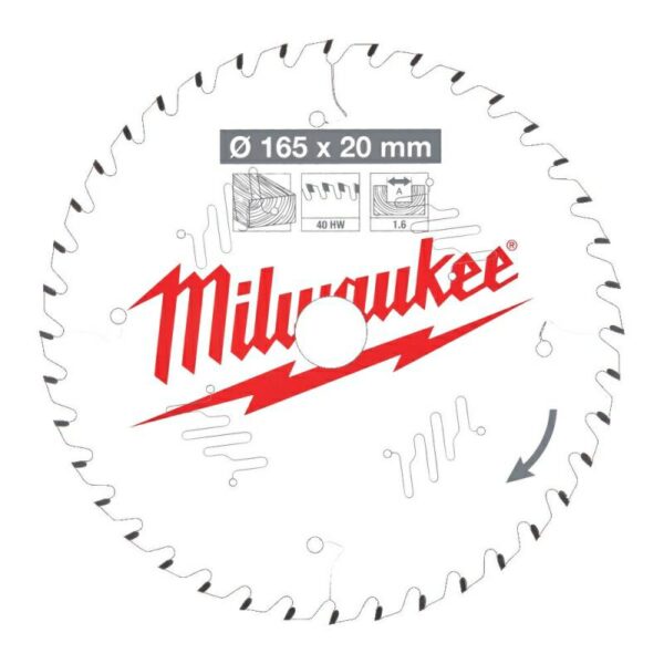 MILWAUKEE PIŁA TARCZOWA 165x20x2