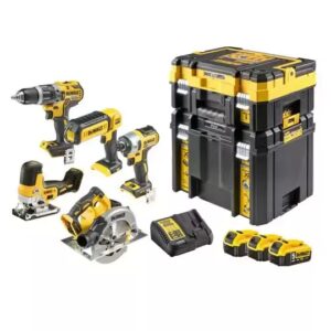 DEWALT ZESTAW COMBO 18V DCK500P3T (DCD796 + DCF887 + DCS570 + DCS335 + DCL050) 3x5