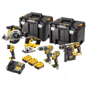 DEWALT ZESTAW COMBO 18V DCK755P3T (DCD796 + DCF887 + DCS570 + DCS334 + DCS355 + DCH273 + DCG405) 3x5