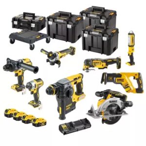 DEWALT ZESTAW COMBO 18V DCK853P4T (DCD996 + DCF887 + DCS565 + DCS367 + DCS356 + DCH273 + DCG405 + DC