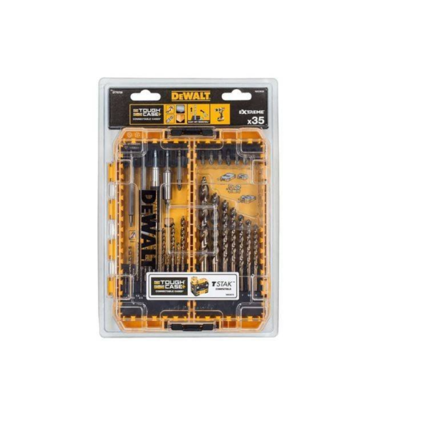 DEWALT ZESTAW WIERTEŁ I BITÓW  35cz.