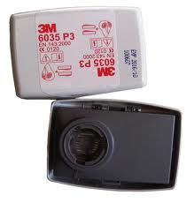 3M FILTR PRZECIWPYŁOWY P3    6035 /2szt. .