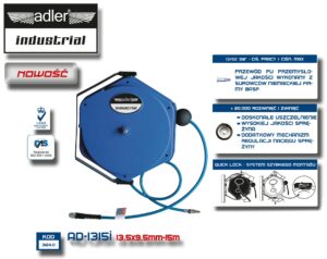 ADLER ZWIJADŁO Z PRZEWODEM PU 13,5x9,5mm x15m  AD-1315i