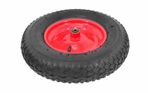 AWTOOLS KOŁO PNEU. 2PR CZERWONE 4.00-8/METAL.ŁOŻ+OŚ