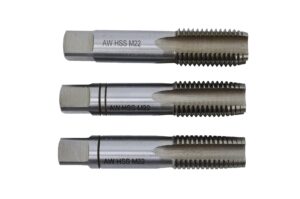 AWTOOLS GWINTOWNIK M2 HSS M 6x1,00 kpl.3szt. BLACK LINE