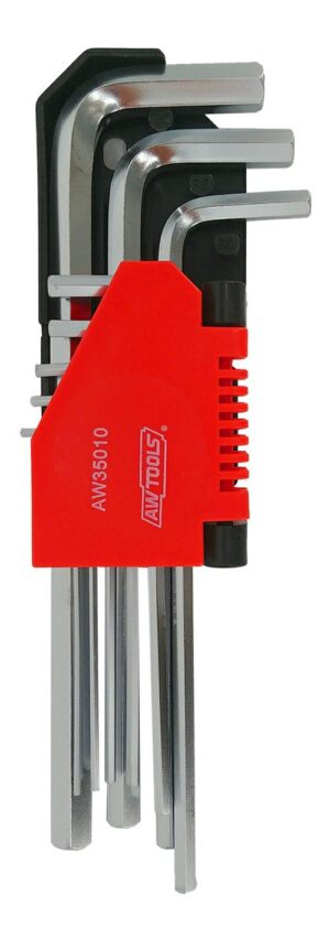 AWTOOLS KLUCZE IMBUSOWE HEX /1,5-10mm/ 9szt. BLACK LINE