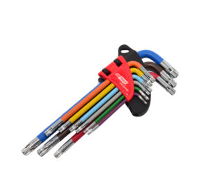 AWTOOLS KLUCZE IMBUSOWE TORX/ T10-T50/  9szt. KOLOR BLACK LINE