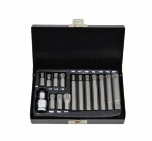 AWTOOLS KOŃCÓWKI SPLINE 15cz. BLACK LINE