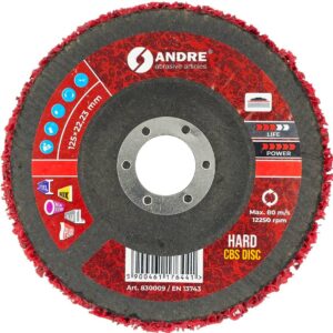 ANDRE KRĄŻEK SZLIFIERSKI CBS 125mm HARD - RED
